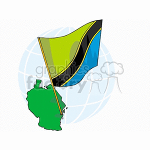 flag of tanzania and country