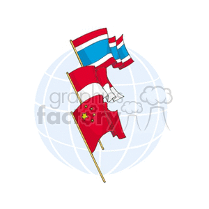 thailand and monacochina flag