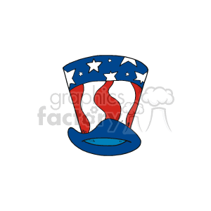   The clipart image depicts a stylized version of Uncle Sam