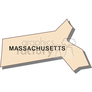 Massachusetts State Shape