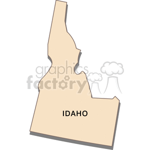 Idaho State Outline