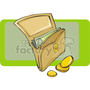 Purse2 Royalty Free Clipart 149943 - 