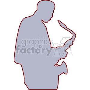 Saxophone Player Silhouette Jazz