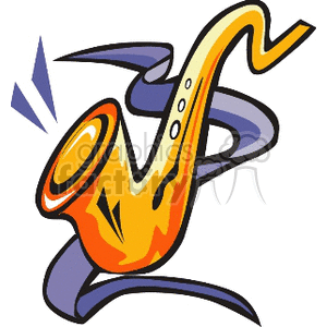 Colorful Saxophone