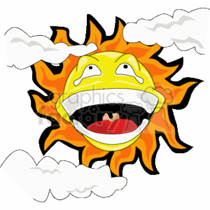 Crying sun