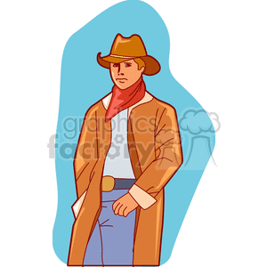 Western Cowboy with Ten-Gallon Hat