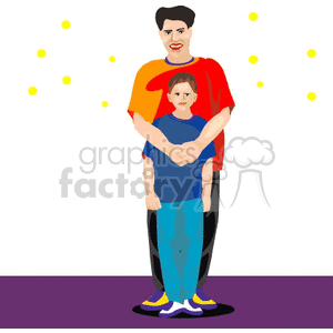 Family and Love - Parent and Child Embrace