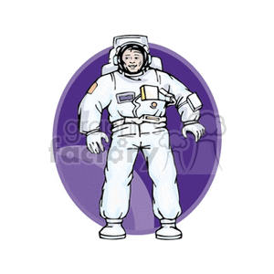 Astronaut in his suit 