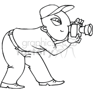 Cartoon Photographer