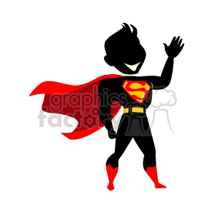 Superman silhouette