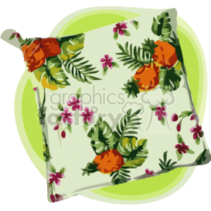 Hawaiian Tropical Flower Pattern pillow