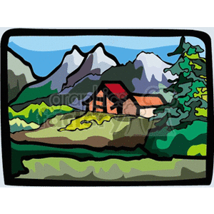 rocky mountain cabin