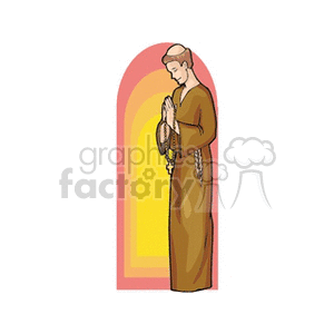 Monk Praying