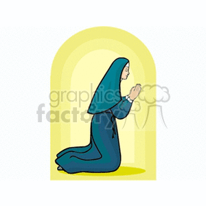 Nun in Prayer