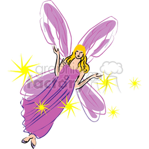 Magical Purple Fairy