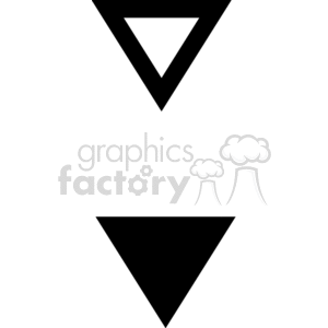 Black and white arrow image.