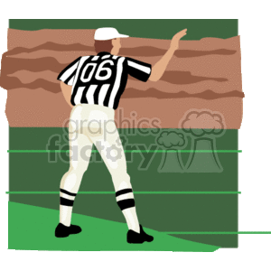 Football Referee Signaling on Field