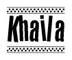 Khaila Checkered Flag Design