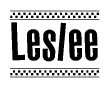 Leslee Racing Checkered Flag