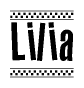Lilia Checkered Flag Design