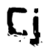 The image contains the word Cj in a stylized font with a static looking effect at the bottom of the words