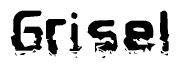 The image contains the word Grisel in a stylized font with a static looking effect at the bottom of the words