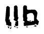 The image contains the word Ilb in a stylized font with a static looking effect at the bottom of the words