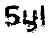 The image contains the word Syl in a stylized font with a static looking effect at the bottom of the words