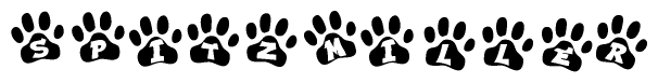 Animal Paw Prints with Spitzmiller Lettering