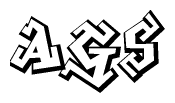 Graffiti Style Ags Text