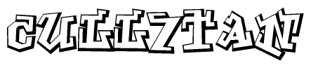 The clipart image features a stylized text in a graffiti font that reads Cull7tan.