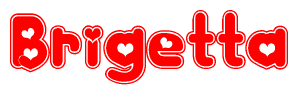 Brigetta Word with Hearts 