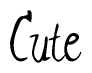 Cute Calligraphy Text 