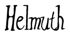 The image contains the word 'Helmuth' written in a cursive, stylized font.