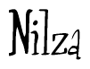 The image is a stylized text or script that reads 'Nilza' in a cursive or calligraphic font.