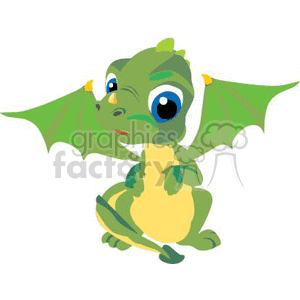 Download Cute Baby Green Dragon Clipart Commercial Use Gif Jpg Png Eps Svg Clipart 370078 Graphics Factory