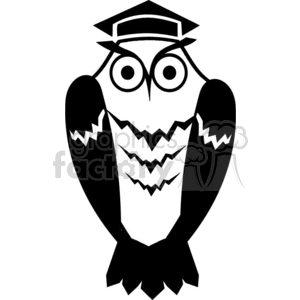 Graduation Owl Outline for Vinyl Cutting