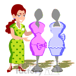 Female seamstress