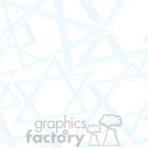 Clipart image featuring multiple Star of David symbols in a light blue color, overlapping and creating a pattern.