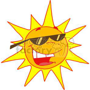 2741-Hot-Sun-Cartoon-Character