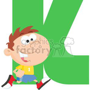 2755-Funny-Cartoon-Alphabet-K