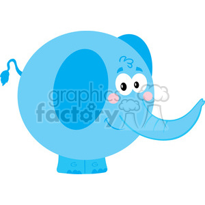   5172-Cartoon-Elephant-Royalty-Free-RF-Clipart-Image 