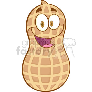 Peanut Cartoon Mascot Character