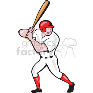 baseball player batting up