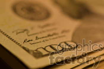 The clipart image depicts a one hundred dollar bill, the highest denomination of United States currency. It is often used in business and financial contexts, representing wealth and prosperity. There appears to be multiple notes in the pile