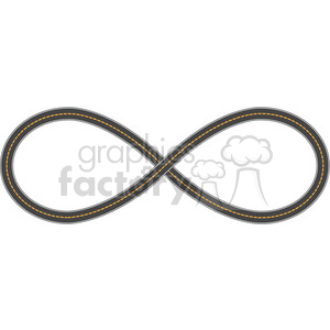 Infinity Symbol Roadway