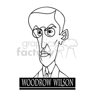 woodrow wilson black white