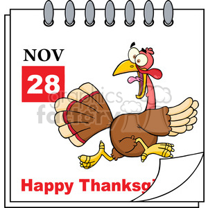 Download Royalty Free Rf Clipart Illustration Thanksgiving Holiday Calendar With Cartoon Turkey Escape Clipart Commercial Use Gif Jpg Png Eps Svg Ai Pdf Clipart 393175 Graphics Factory