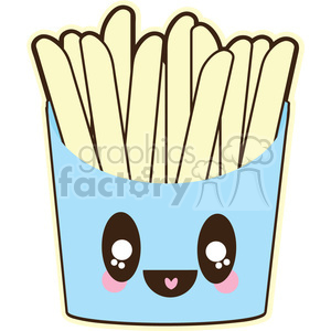   French Fries cartoon character illustration 
