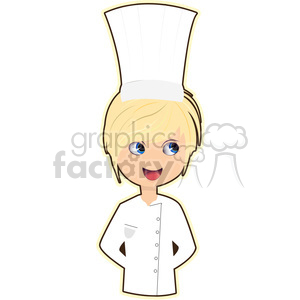 Chef cartoon character vector image